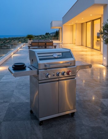 BBQ ΥΓΡΑΕΡΙΟΥ VIEW 2+1 INOX 9.5kW
